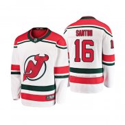 Maillot Hockey Enfant New Jersey Devils Steven Santini Alterner Breakaway Blanc