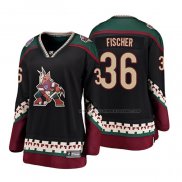 Maillot Hockey Femme Arizona Coyotes Christian Fischer Heritage Alterner Breakaway Noir