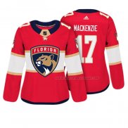 Maillot Hockey Femme Florida Panthers Derek Mackenzie Authentique Joueur Rouge