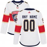 Maillot Hockey Femme Florida Panthers Personnalise Exterieur Blanc