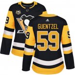 Maillot Hockey Femme Pittsburgh Penguins Jake Guentzel 50 Anniversary Domicile Premier Noir
