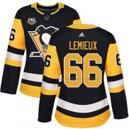 Maillot Hockey Femme Pittsburgh Penguins Mario Lemieux 50 Anniversary Domicile Premier Noir