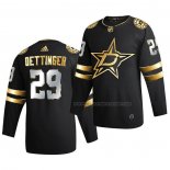 Maillot Hockey Golden Edition Dallas Stars Jake Oettinger Limited Authentique 2020-21 Noir