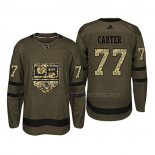 Maillot Hockey Los Angeles Kings Jeff Carter 2018 Salute To Service Vert Militar