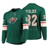 Maillot Hockey Minnesota Wild Alex Stalock Platinum Vert