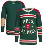 Maillot Hockey Minnesota Wild Authentique 2022 Winter Classic Vert