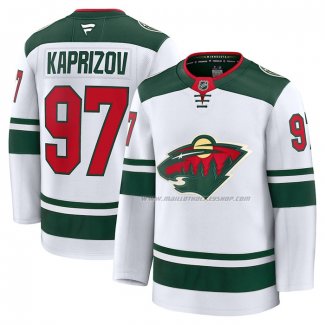 Maillot Hockey Minnesota Wild Kirill Kaprizov Exterieur Blanc