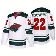 Maillot Hockey Minnesota Wild Niederreiter Exterieur 2017-2018 Blanc