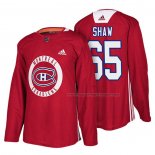 Maillot Hockey Montreal Canadiens Andrew Shaw New Season Practice Rouge