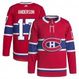 Maillot Hockey Montreal Canadiens Josh Anderson Domicile Primegreen Authentique Pro Rouge