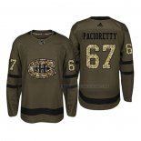 Maillot Hockey Montreal Canadiens Max Pacioretty 2018 Salute To Service Vert Militar