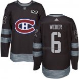 Maillot Hockey Montreal Canadiens Shea Weber 1917-2017 100th Anniversaire Noir