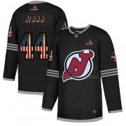 Maillot Hockey New Jersey Devils Miles Wood 2020 USA Flag Noir