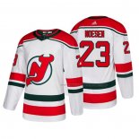 Maillot Hockey New Jersey Devils Stefan Noesen Alterner Authentique Blanc