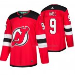 Maillot Hockey New Jersey Devils Taylor Hall Domicile Authentique Rouge