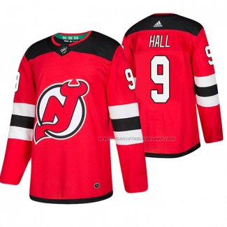 Maillot Hockey New Jersey Devils Taylor Hall Domicile Authentique Rouge