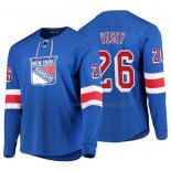 Maillot Hockey New York Rangers Jimmy Vesey Platinum Bleu