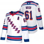 Maillot Hockey New York Rangers Rick Nash Authentique Exterieur 2018 Blanc