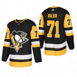 Maillot Hockey Pittsburgh Penguins Evgeni Malkin Domicile Authentique Joueur Noir