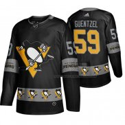 Maillot Hockey Pittsburgh Penguins Jake Guentzel Breakaway Noir