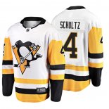 Maillot Hockey Pittsburgh Penguins Justin Schultz 2019 Exterieur Breakaway Blanc