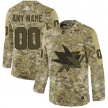 Maillot Hockey San Jose Sharks 2019 Salute To Service Personnalise Camouflage