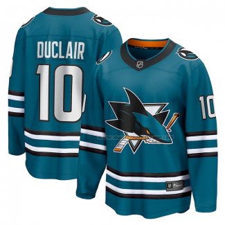 Maillot Hockey San Jose Sharks Anthony Duclair Domicile Breakaway Vert