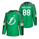 Maillot Hockey Tampa Bay Lightning Andrei Vasilevskiy 2018 Dia de San Patricio Vert