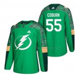 Maillot Hockey Tampa Bay Lightning Braydon Coburn 2018 Dia de San Patricio Vert