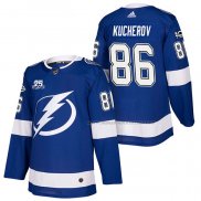 Maillot Hockey Tampa Bay Lightning Nikita Kucherov Authentique Domicile 2018 Bleu