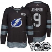 Maillot Hockey Tampa Bay Lightning Tyler Johnson 1917-2017 100th Anniversaire Noir