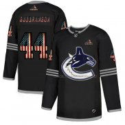 Maillot Hockey Vancouver Canucks Gudbranson 2020 USA Flag Noir2