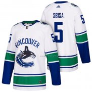 Maillot Hockey Vancouver Canucks Luca Sbisa 2018 Premier Blanc