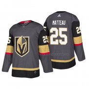 Maillot Hockey Vegas Golden Knights Stefan Matteau Domicile Authentique Joueur Gris