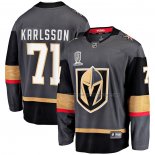 Maillot Hockey Vegas Golden Knights William Karlsson 2023 Stanley Cup Champions Alterner Breakaway Noir