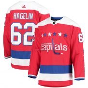 Maillot Hockey Washington Capitals Carl Hagelin Alterner Authentique Rouge