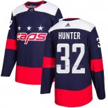 Maillot Hockey Washington Capitals Dale Hunter Authentique 2018 Stadium Series Bleu