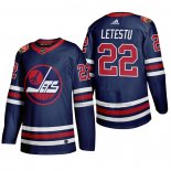 Maillot Hockey Winnipeg Jets Mark Letestu Heritage Classic 2019-20 Bleu