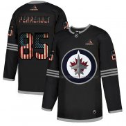 Maillot Hockey Winnipeg Jets Mathieu Perreault 2020 USA Flag Noir