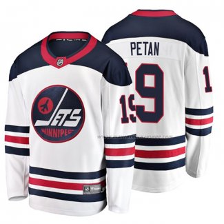 Maillot Hockey Winnipeg Jets Nic Petan Heritage Breakaway Blanc