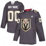 Maillot Vegas Golden Knights Dia de Los Muertos Personnalise Gris