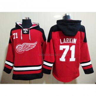 Veste a Capuche Detroit Red Wings Dylan Larkin Rouge