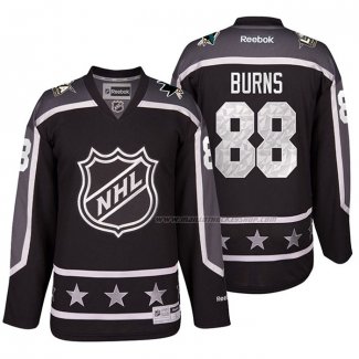 Maillot Hockey 2017 All Star San Jose Sharks Brent Burns Noir