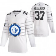 Maillot Hockey 2020 All Star Winnipeg Jets Connor Hellebuyck Authentique Blanc