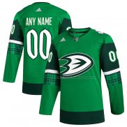 Maillot Hockey Anaheim Ducks 2023 St. Patrick's Day Authentique Personnalise Vert