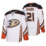 Maillot Hockey Anaheim Ducks Chris Wagner 2018 New Season Team Road Blanc