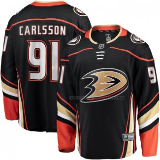 Maillot Hockey Anaheim Ducks Leo Carlsson Domicile Breakaway Noir