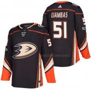 Maillot Hockey Anaheim Ducks Mike Liambas Domicile Authentique 2018 Noir