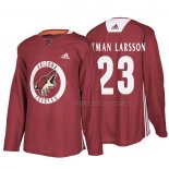 Maillot Hockey Arizona Coyotes Oliver Ekman Larsson New Season Practice Maroon