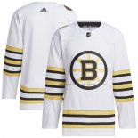 Maillot Hockey Boston Bruins Exterieur Primegreen Authentique Blanc